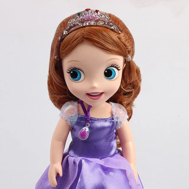 2016 Hot Now fashion Original edition Sofia the First princess doll VINYL toy boneca accessories Doll For Kids Best Gift