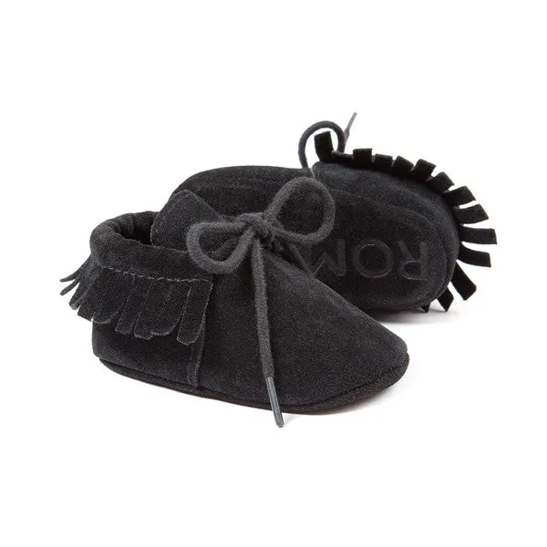 2016 new Spring/Autumn brand Romirus lace-up Pu leather Baby Moccasins shoes infant suede boots first walkers Newborn baby shoes