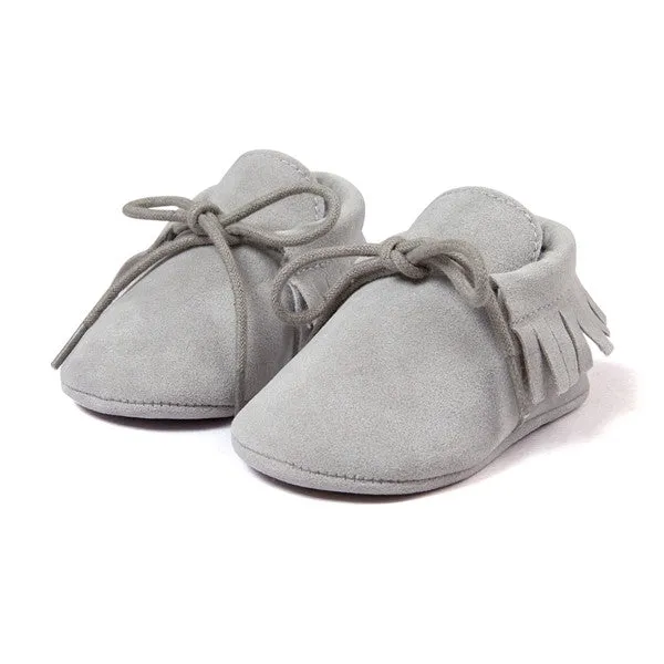 2016 new Spring/Autumn brand Romirus lace-up Pu leather Baby Moccasins shoes infant suede boots first walkers Newborn baby shoes