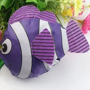 2017 New 10 Colors Tropical Fish Foldable Eco Reusable Shopping Bags 38cm x58cm GB021