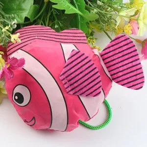 2017 New 10 Colors Tropical Fish Foldable Eco Reusable Shopping Bags 38cm x58cm GB021