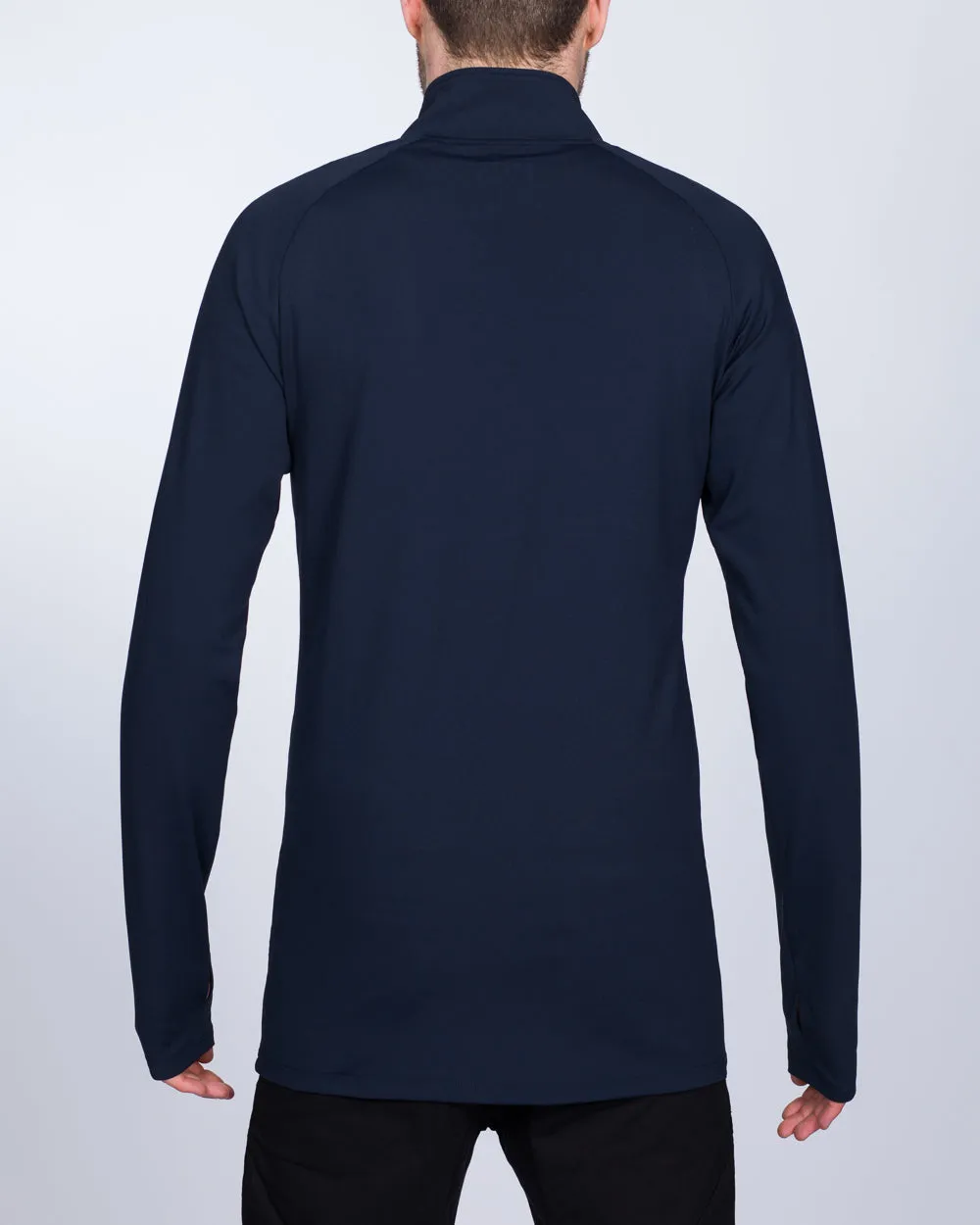 2t Long Sleeve Quarter-Zip Training Top (navy)