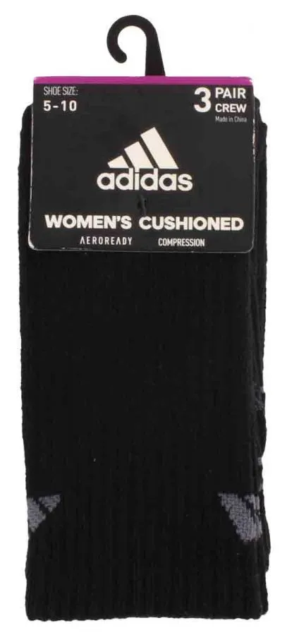 Adidas Cushioned II 3-Pack Crew Socks