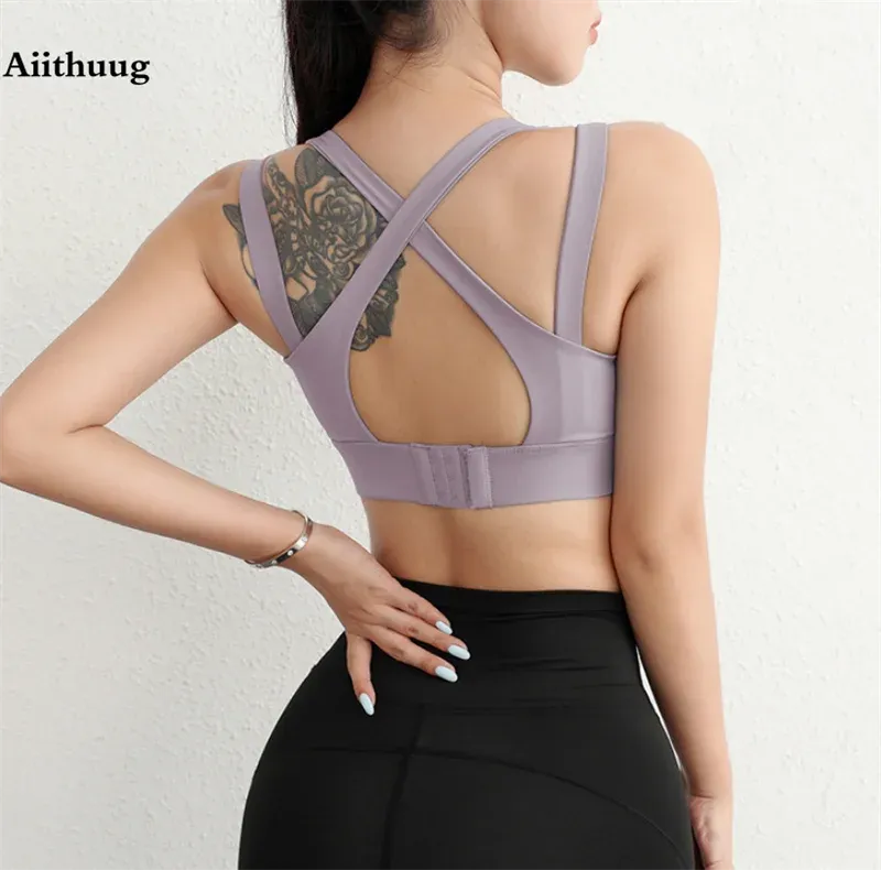 Aiithuug Bounce Control Bra Sports Bras Push Up Women