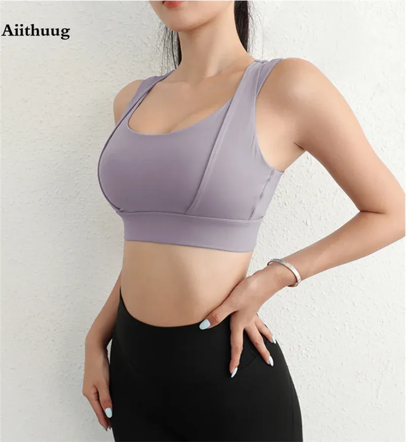 Aiithuug Bounce Control Bra Sports Bras Push Up Women