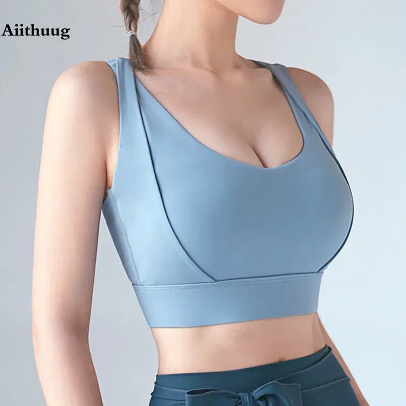 Aiithuug Bounce Control Bra Sports Bras Push Up Women