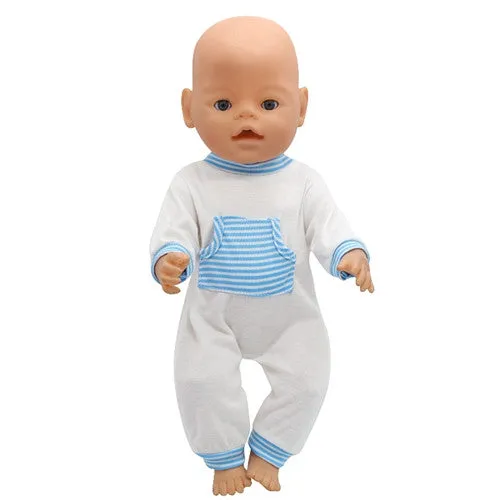 Baby Born Doll Clothes Fit 43cm Zapf Baby Born Doll Cute Jackets and Jumpers Rompers Doll Clothes Children Birthday Gifts T-6