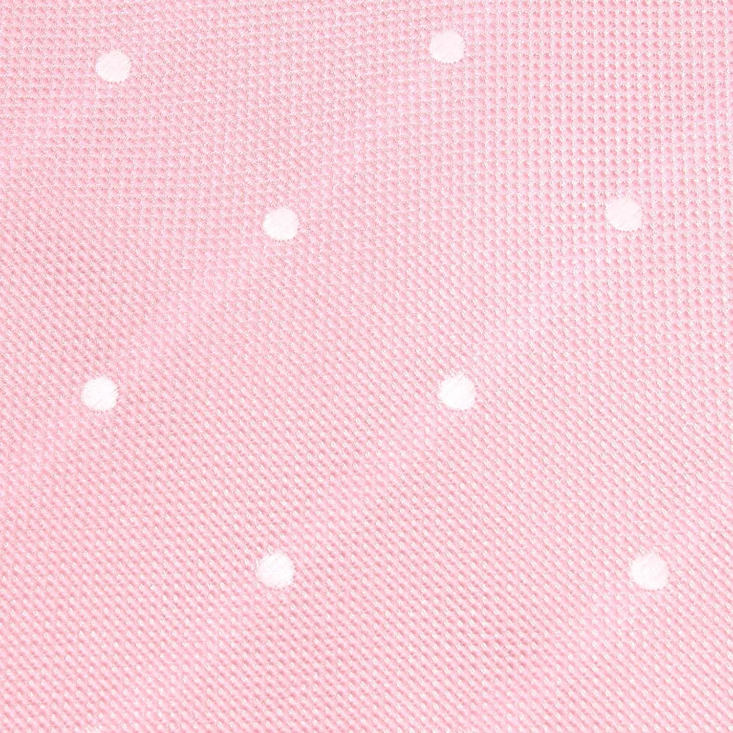 Baby Pink Polkadots Kids Diamond Bow Tie