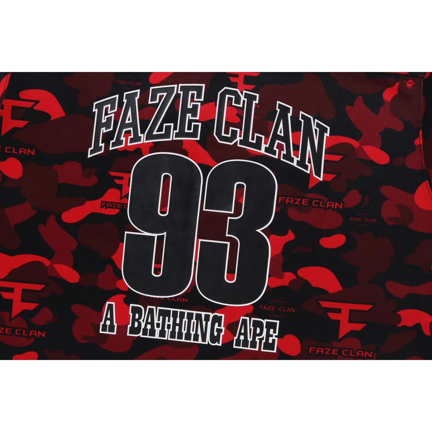 BAPE X FAZE CLAN HOCKEY L/S TEE MENS