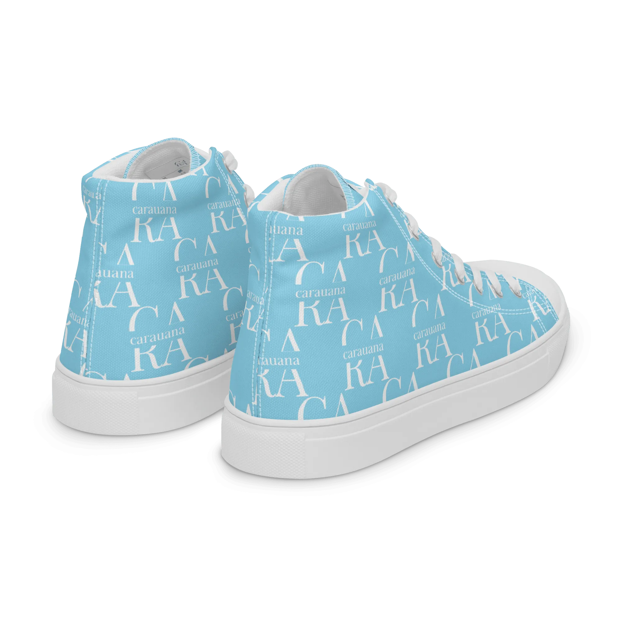 CARAUANA Hip Hop canvas shoes sky blue Branded