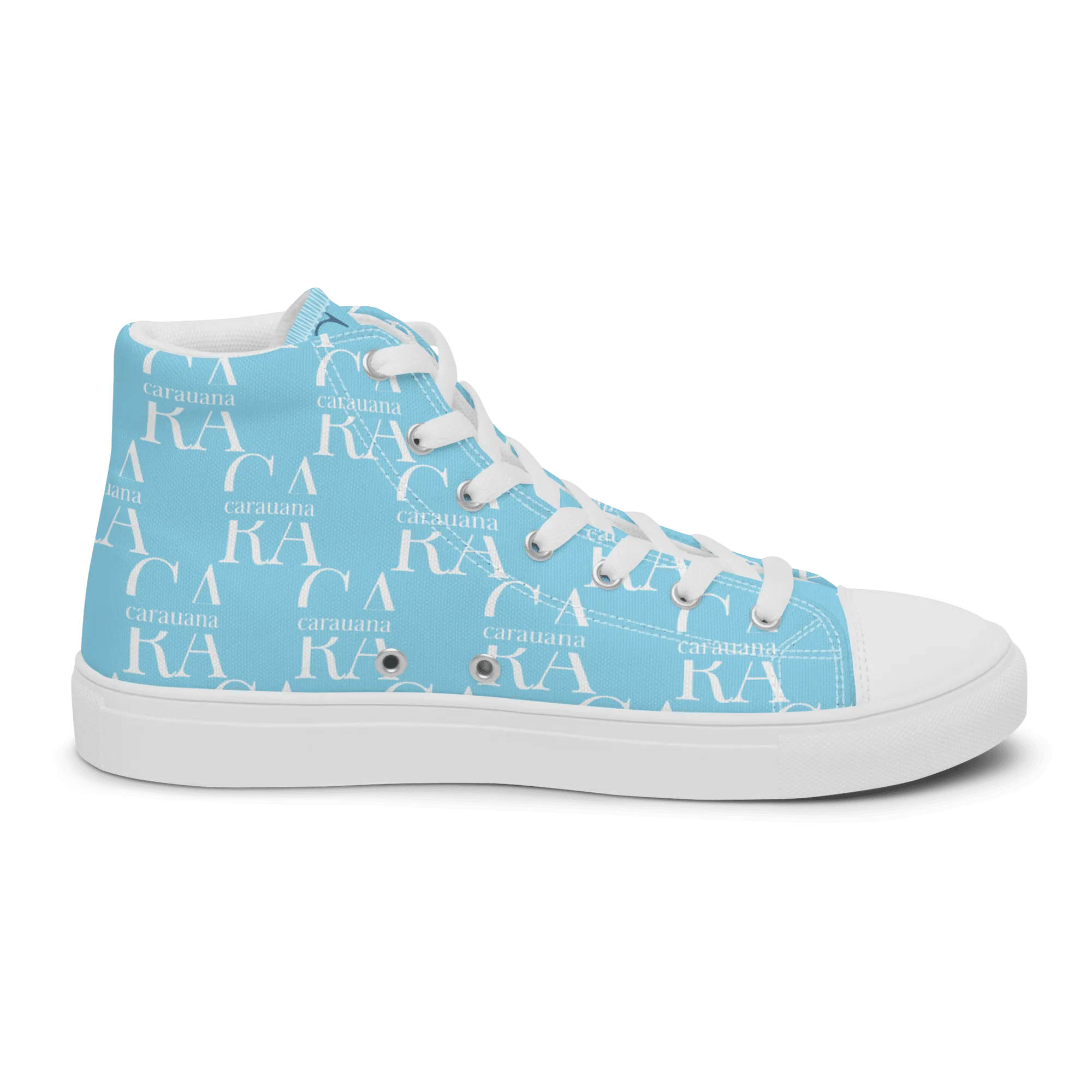 CARAUANA Hip Hop canvas shoes sky blue Branded