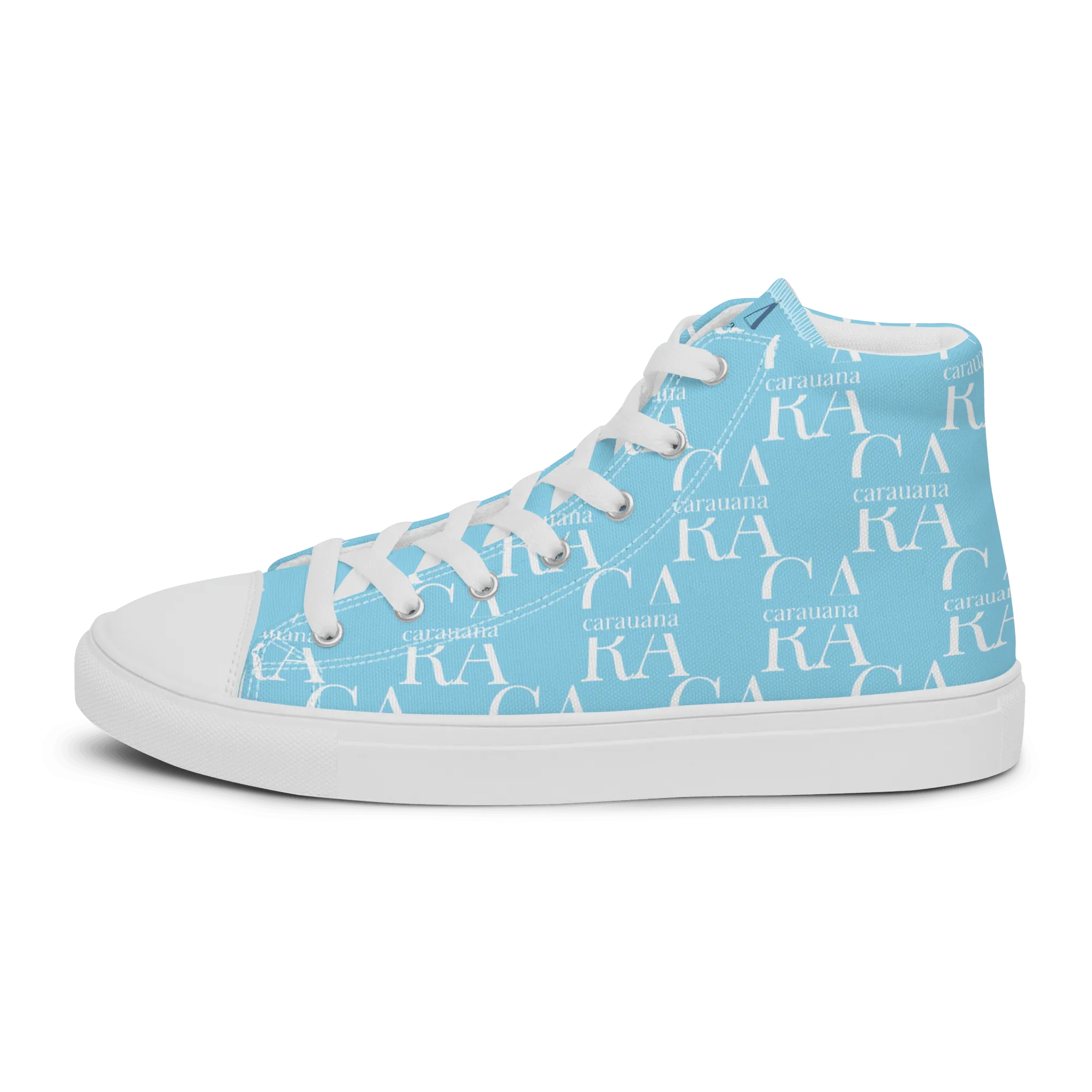 CARAUANA Hip Hop canvas shoes sky blue Branded