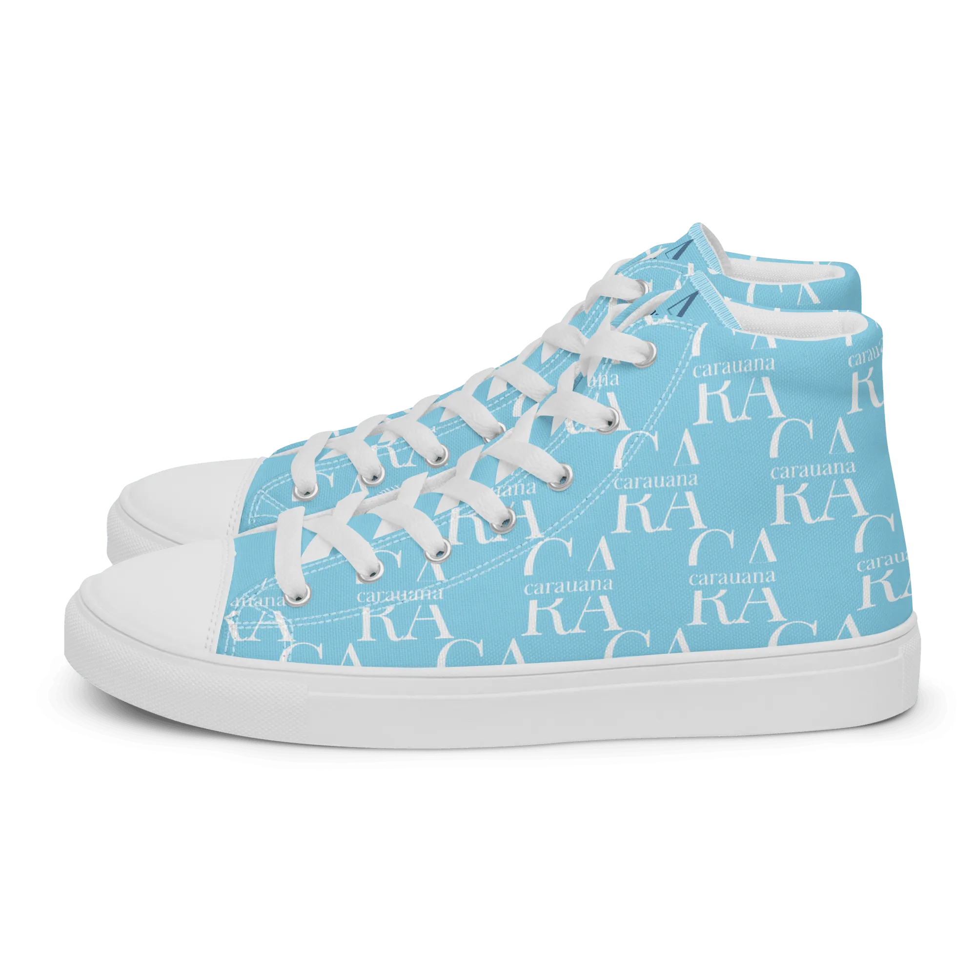 CARAUANA Hip Hop canvas shoes sky blue Branded