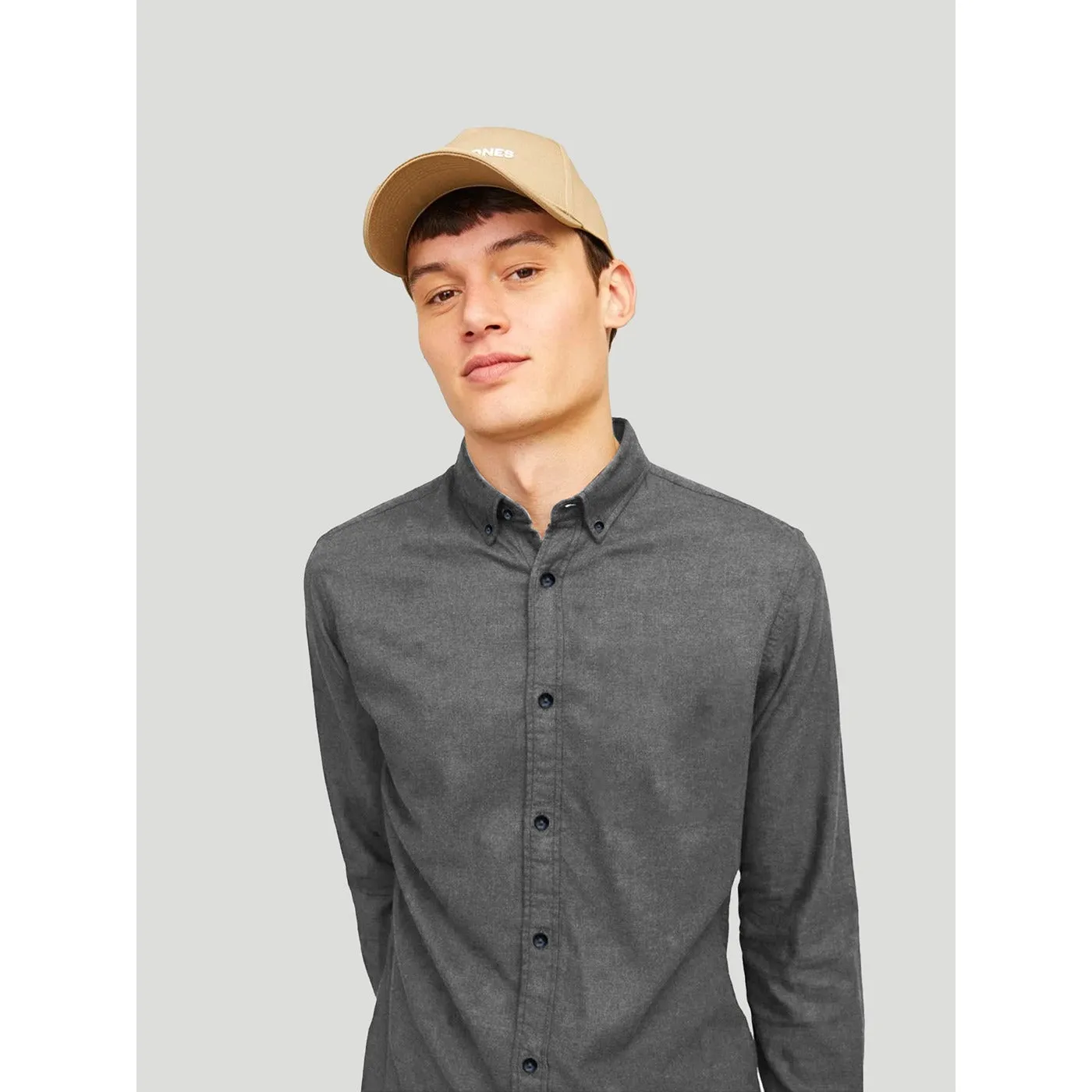 Charcoal Button Down Shirt