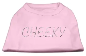 Cheeky Rhinestone Shirt Light Pink L (14)