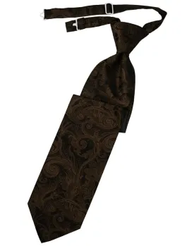 Chocolate Tapestry Kids Necktie