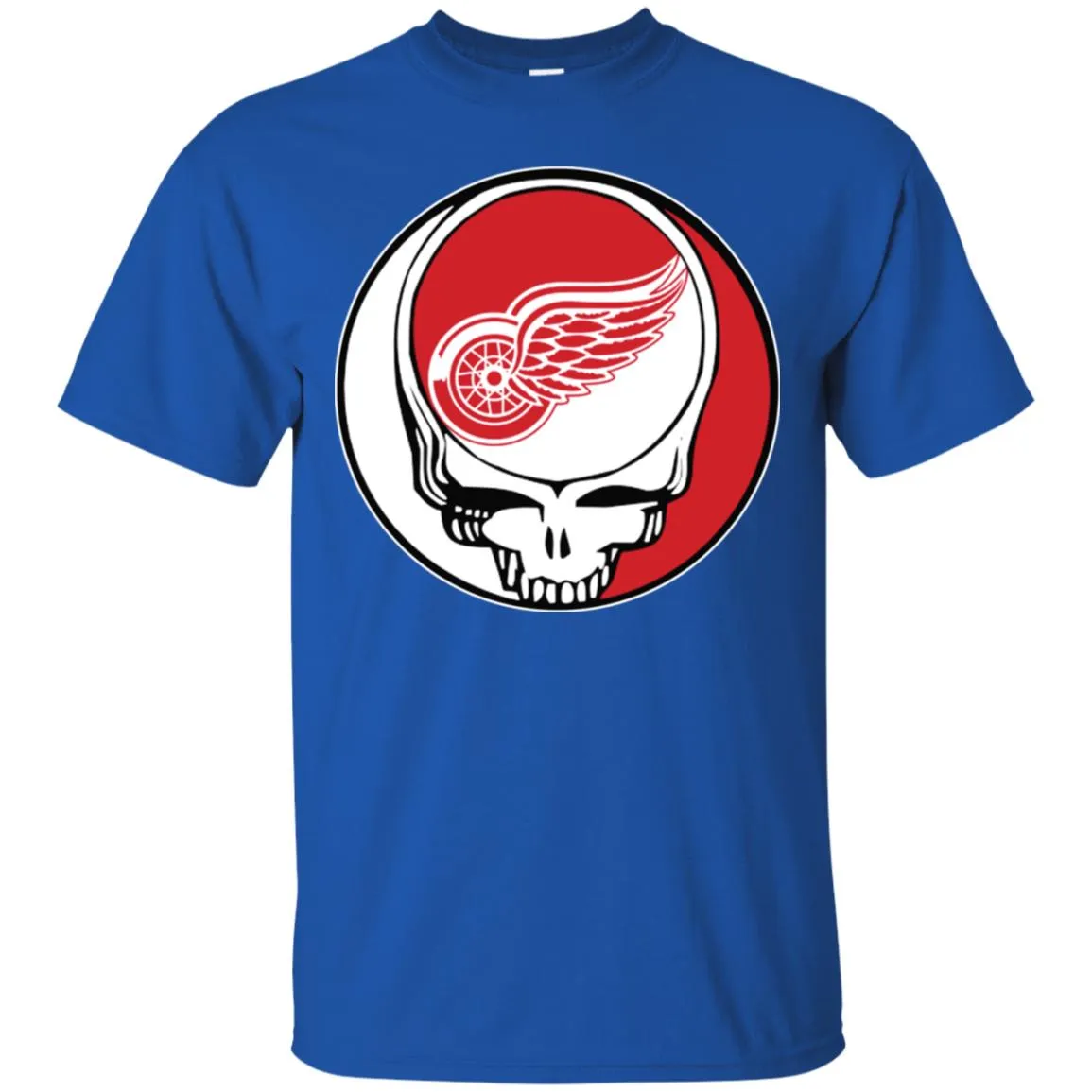 Detroit Red Wings Grateful Dead Steal Your Face Hockey Nhl Shirts