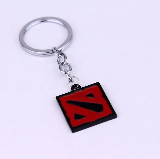 Dota 2 Logo Pendant Vintage Keychain dota2 Key Chain Figure Toy Jewelry Accessories Gift Keyring Keychains kids jewelry 2017