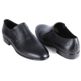 Formal shoes / 100% genuine leather – handmade black -6862