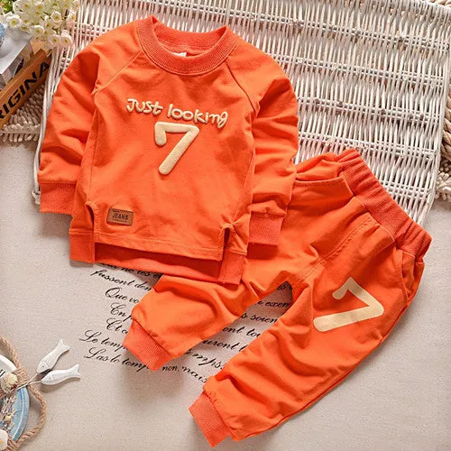 Free  2-6 Autumn Children Clothing Sets Boys Girls Warm Long Sleeve Sweaters Pants Fashion Kids Clothes Sports Suit for Girls