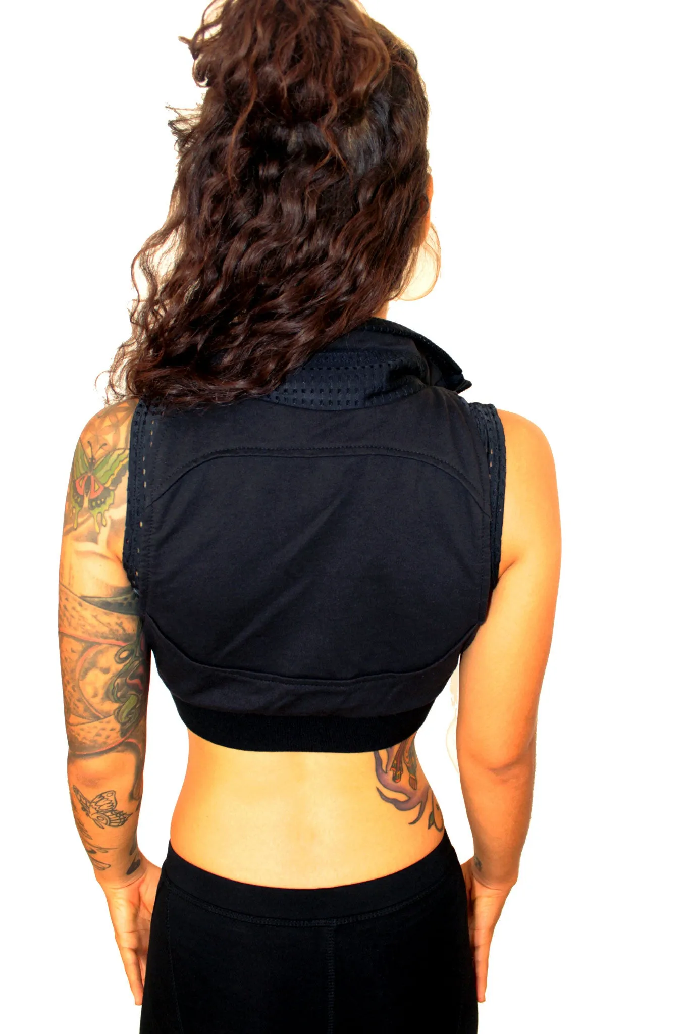 Freq G Crop Vest - Mesh