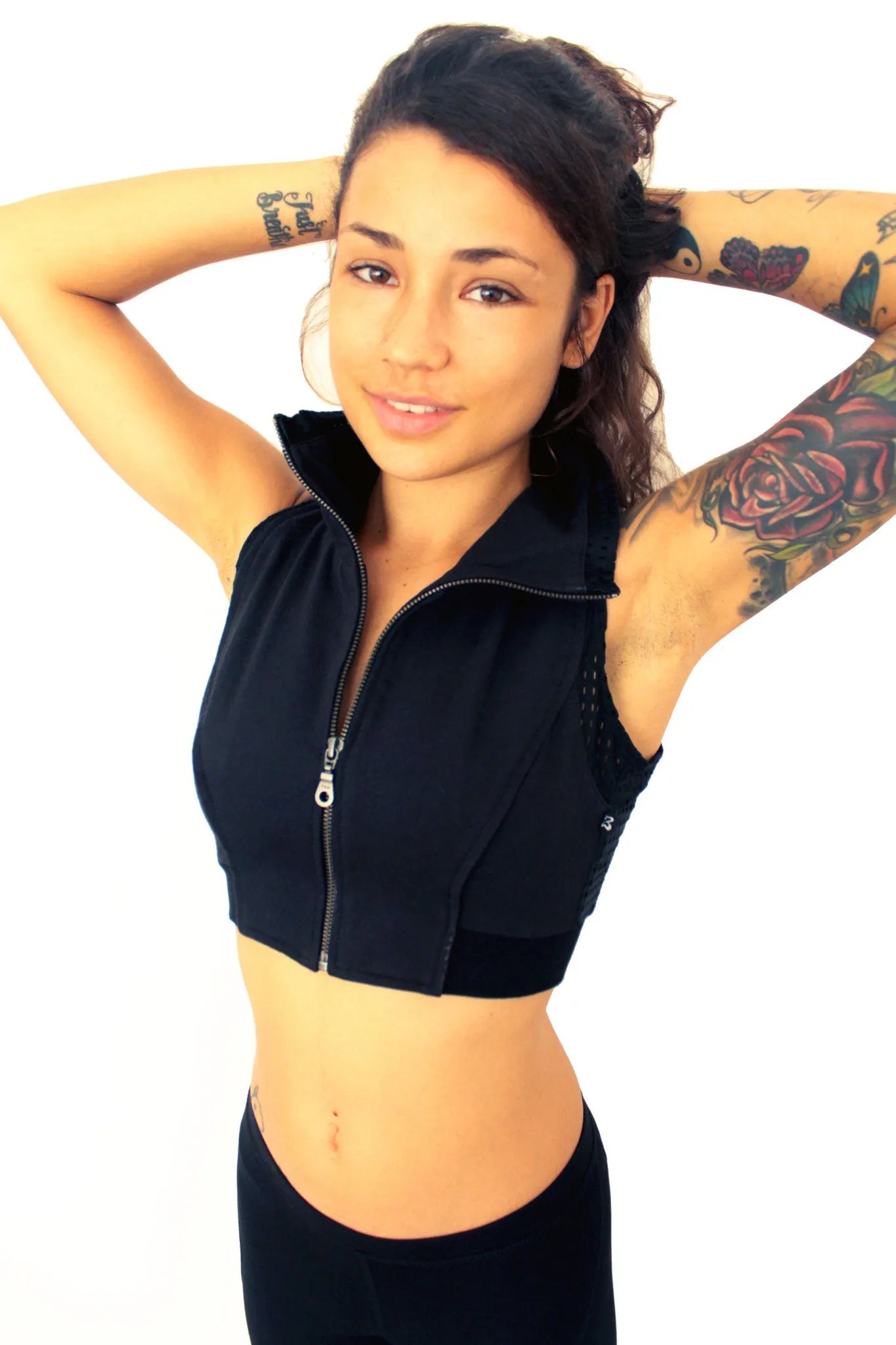 Freq G Crop Vest - Mesh