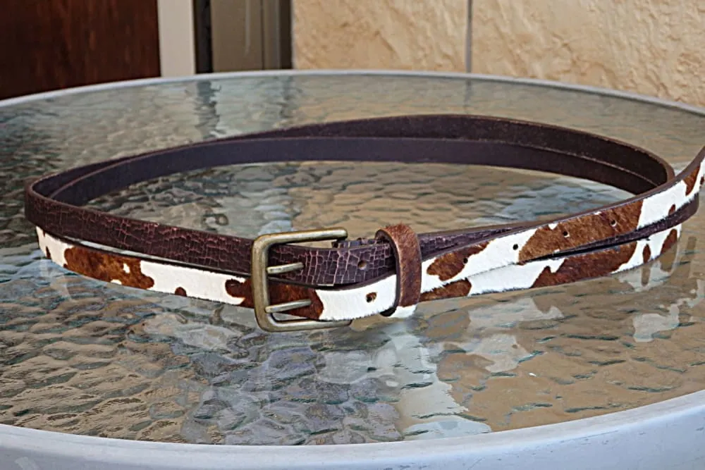 Giraffe spot belt