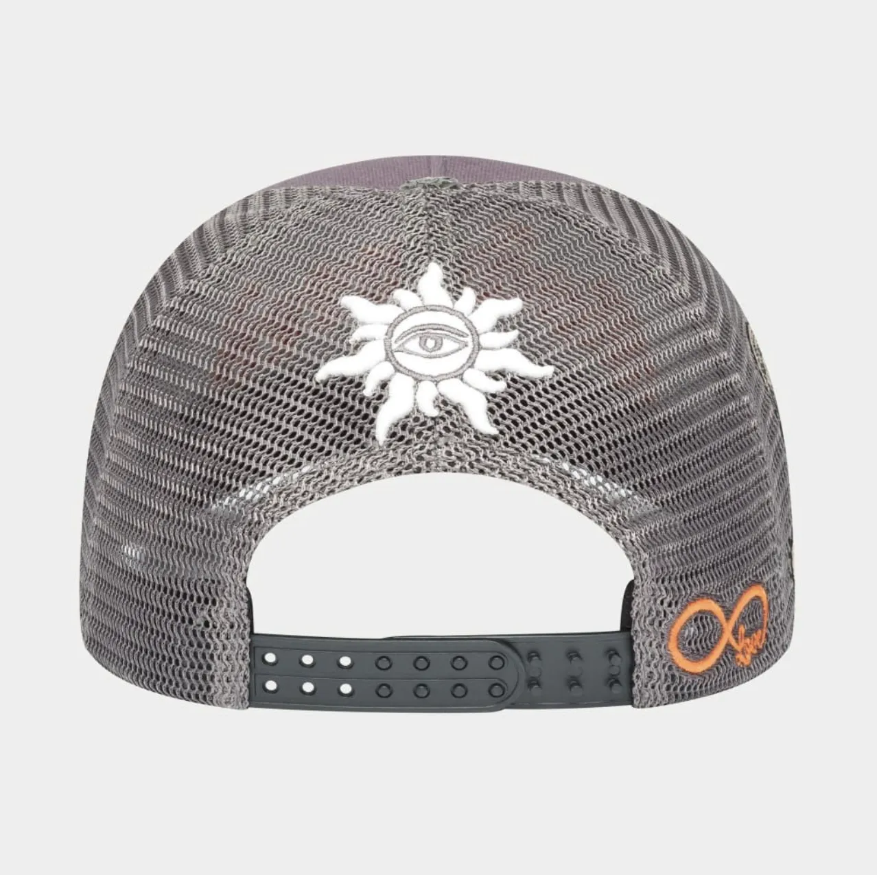 GodSpeed Forever Trucker Hat (Grey/Red)