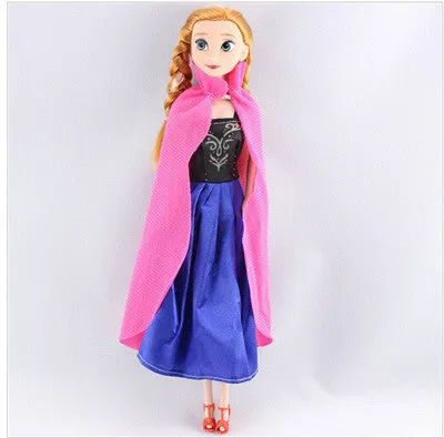 Hot sale Princess Elsa Anna Doll Snow Queen Children Girls Toys Birthday Christmas Gifts For Kids Sharon Dolls free shipping