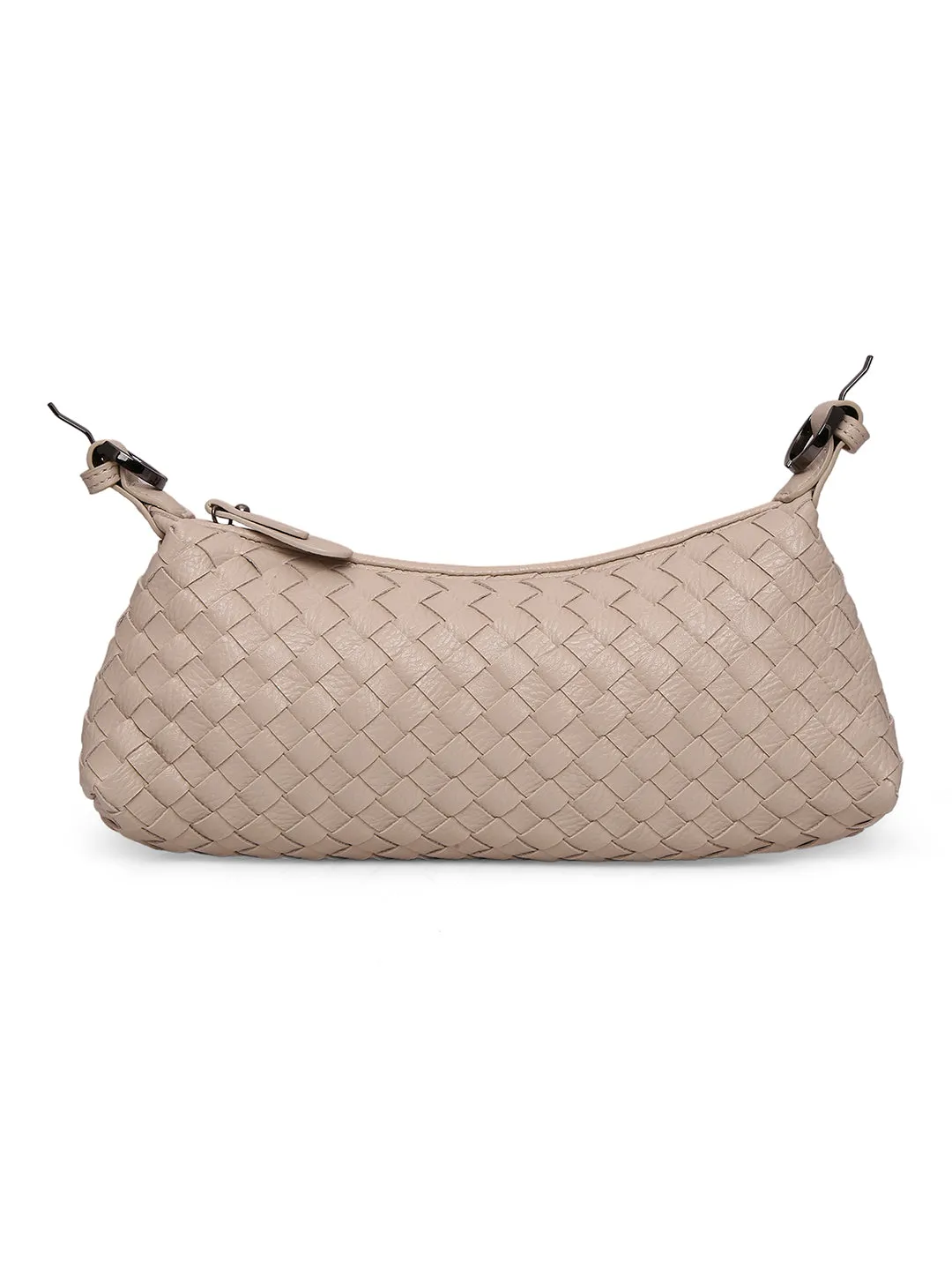 Inc.5 Women Beige Textured Sling Bag