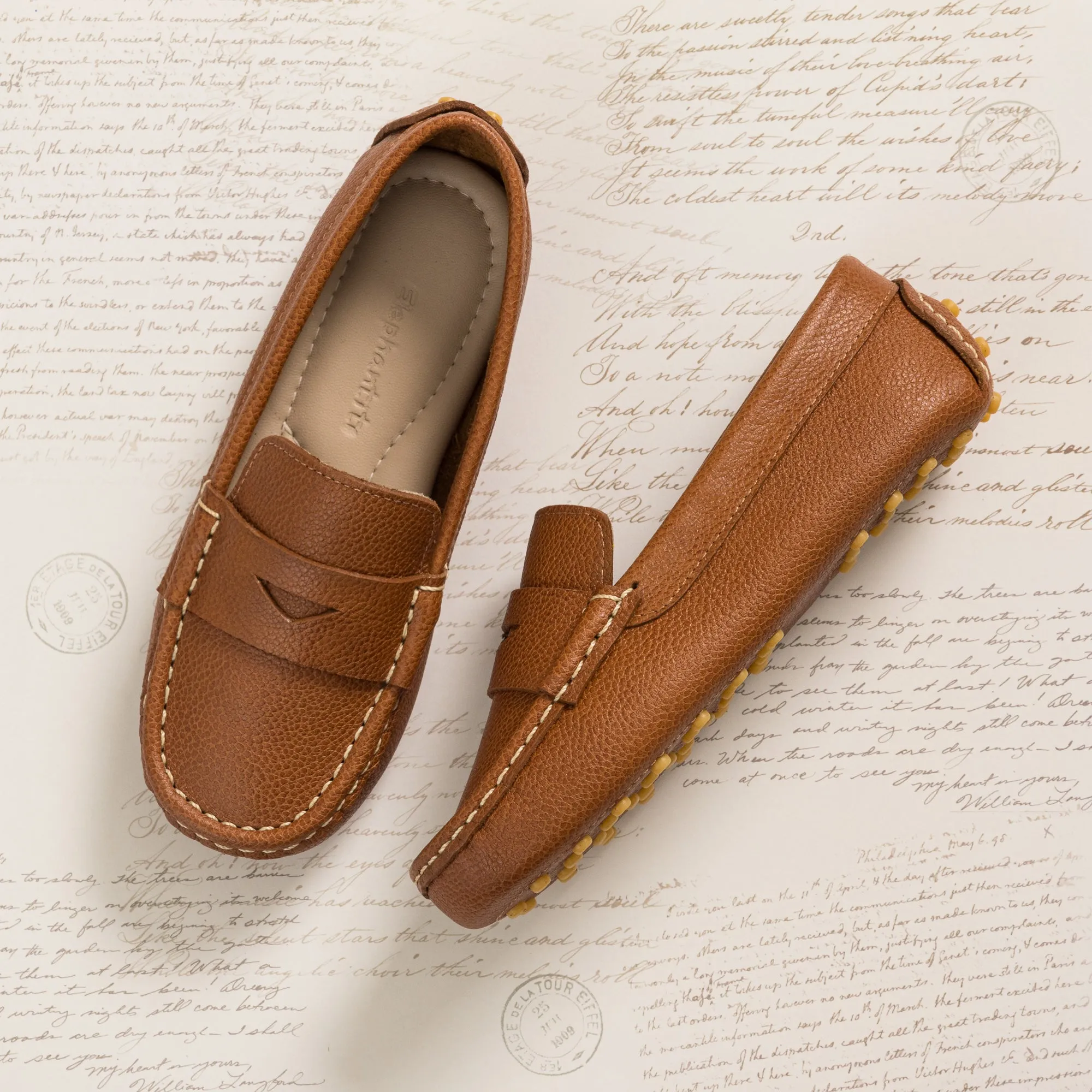 Lakke Driver Loafer Tan