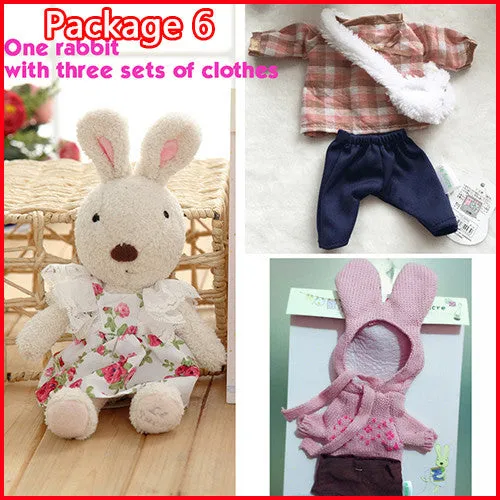 le sucre Original bunny rabbit plush dolls & stuffed Kawaii brinquedos toys hobbies for children girls stuffed kids baby toys