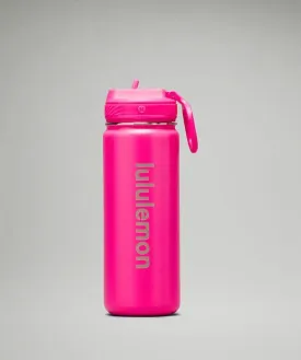 lululemon – Back to Life Sport Bottle 18oz Straw Lid – Color Pink/Neon