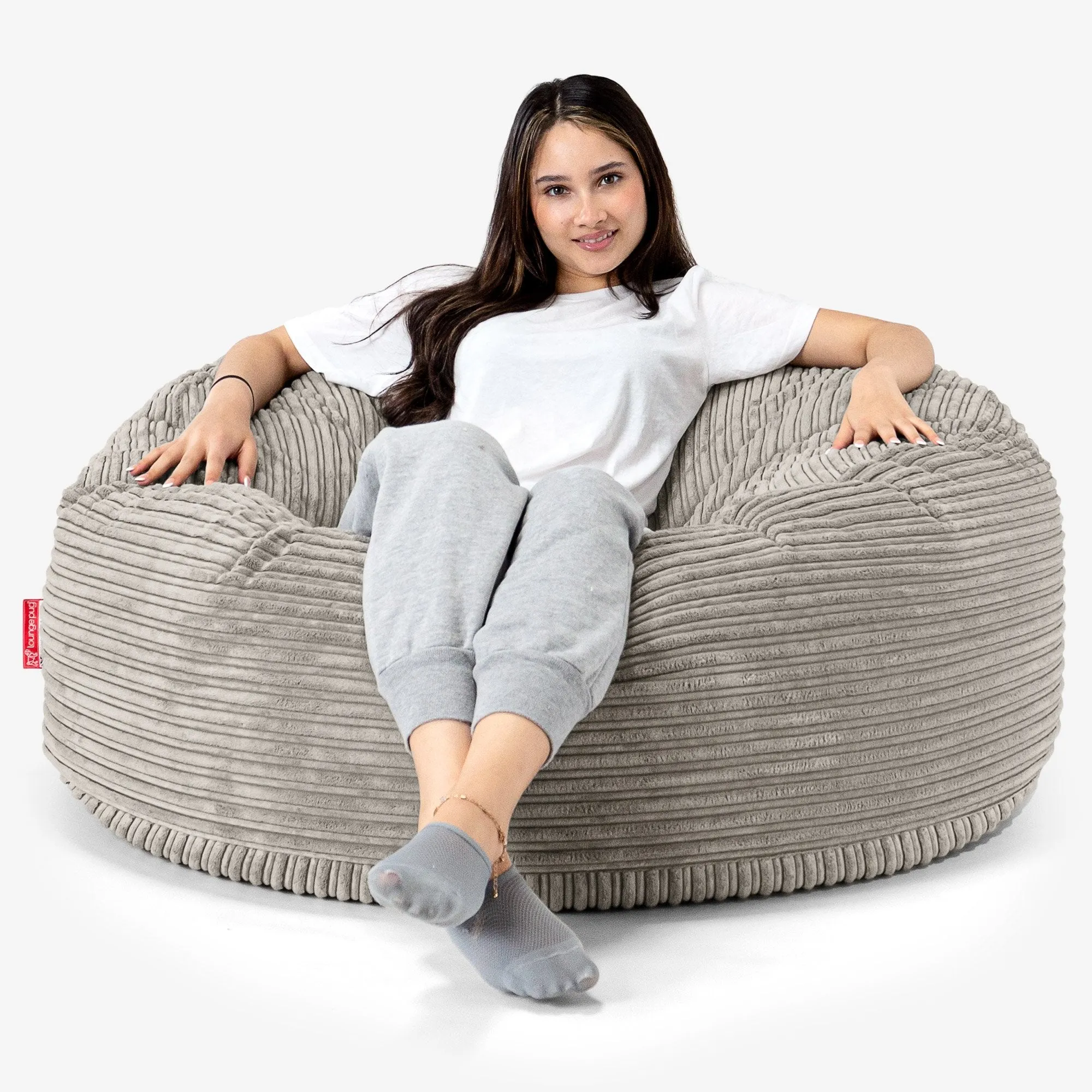 Mammoth Bean Bag Sofa - Cord Mink