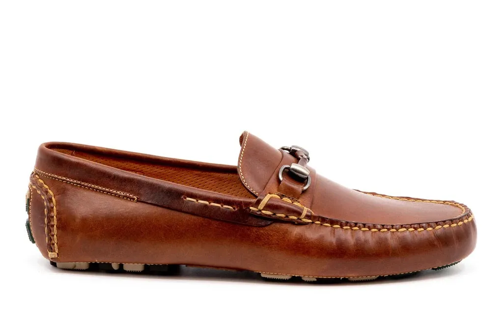 Martin Dingman Monte Carlo Horse Bit Loafer - Cigar