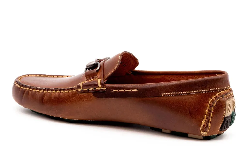 Martin Dingman Monte Carlo Horse Bit Loafer - Cigar