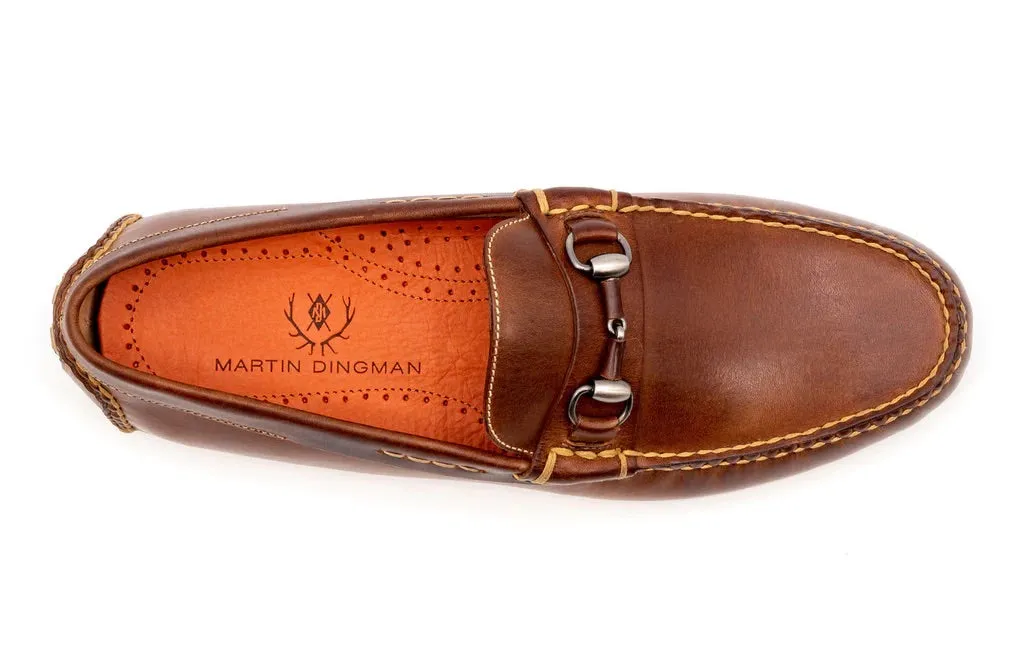 Martin Dingman Monte Carlo Horse Bit Loafer - Cigar