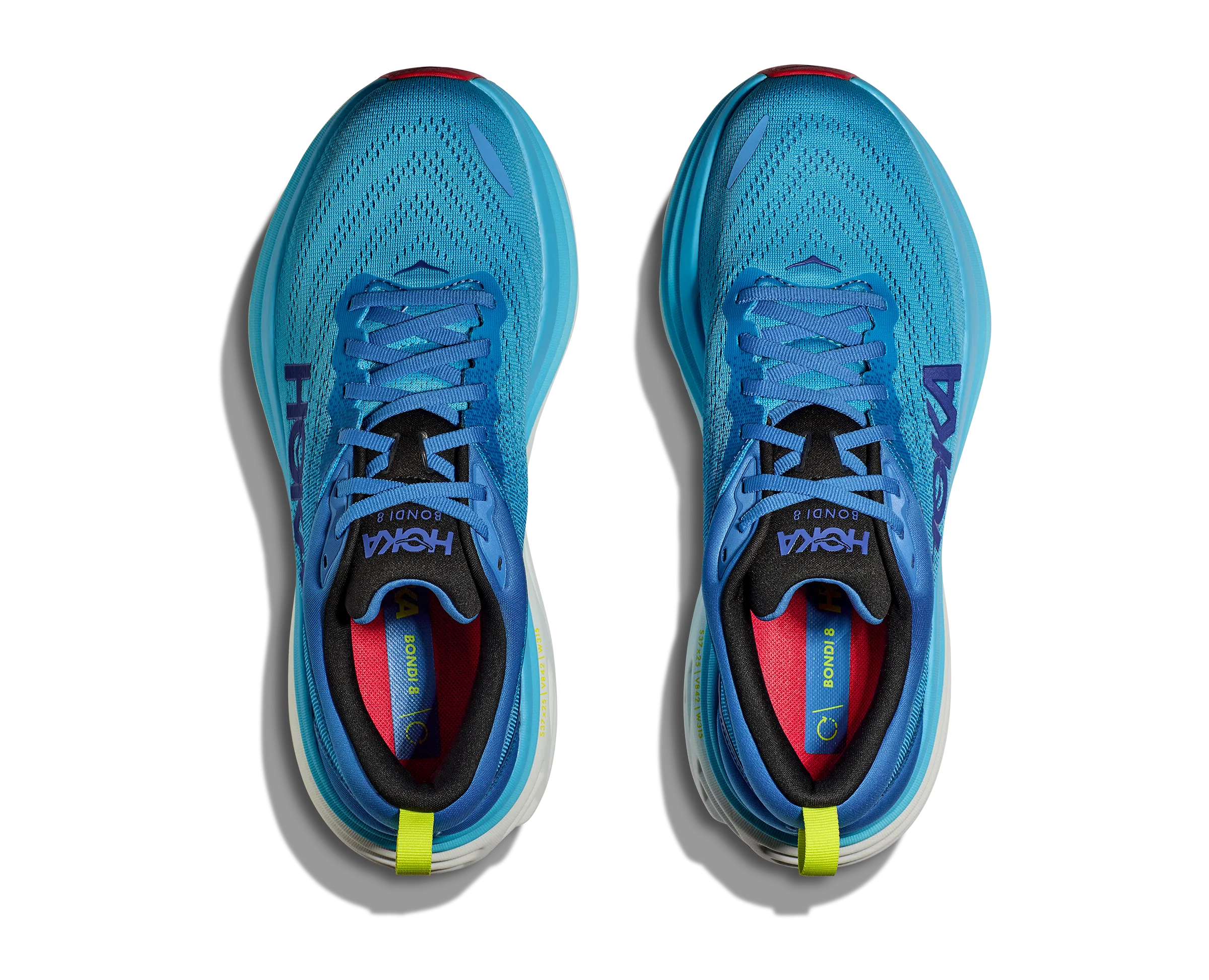 Men's Hoka Bondi 8 Color: Virtual Blue / Swim Day