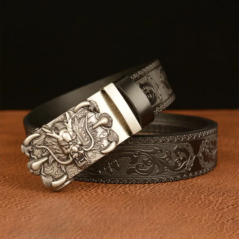 Men's Mighty Dragon Claw Leather Belt