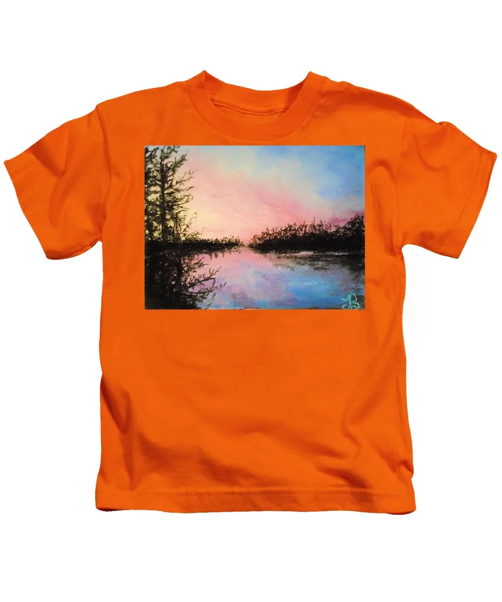 Night Streams in Sunset Dreams  - Kids T-Shirt