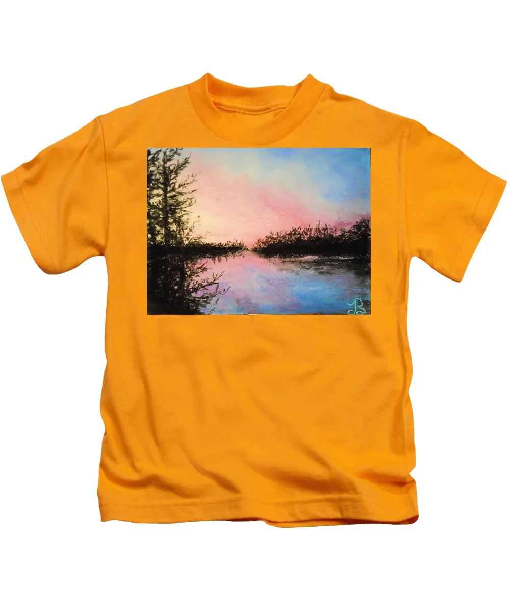 Night Streams in Sunset Dreams  - Kids T-Shirt