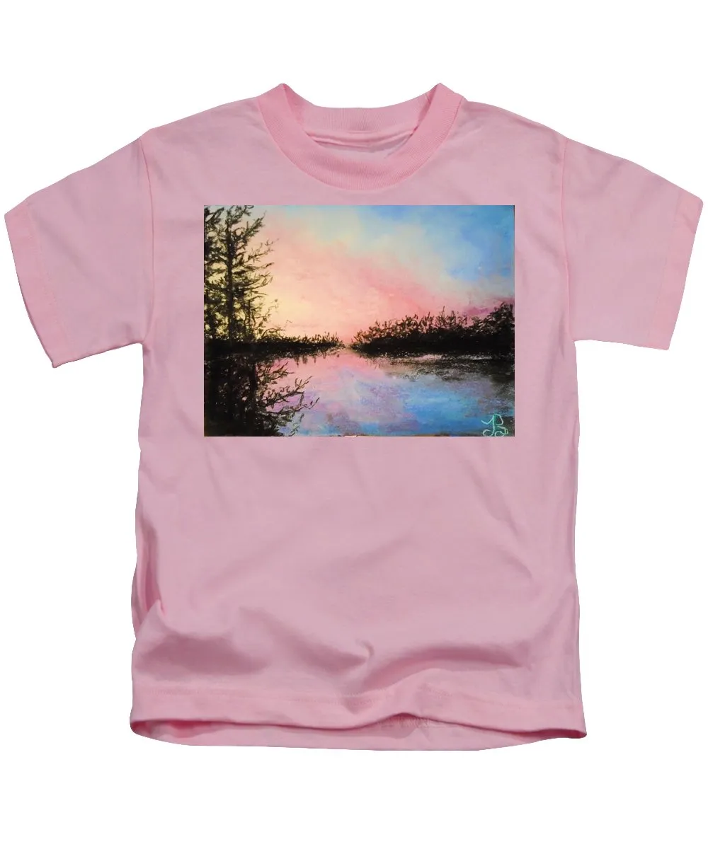 Night Streams in Sunset Dreams  - Kids T-Shirt