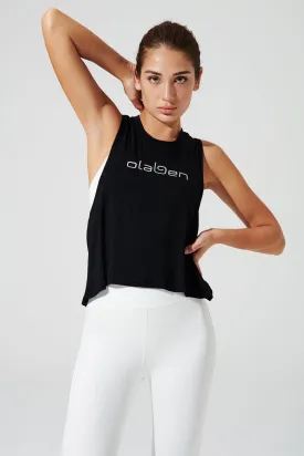 Olaben Twisted Back Tank - Black