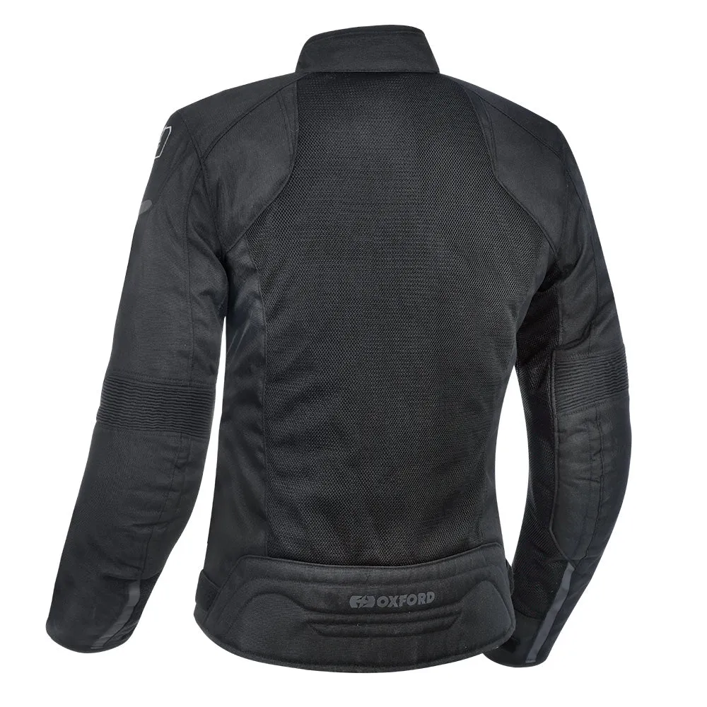 Oxford Iota 1.0 Air Women's Jacket Stealth Black Stylish & Protective Riding Gear