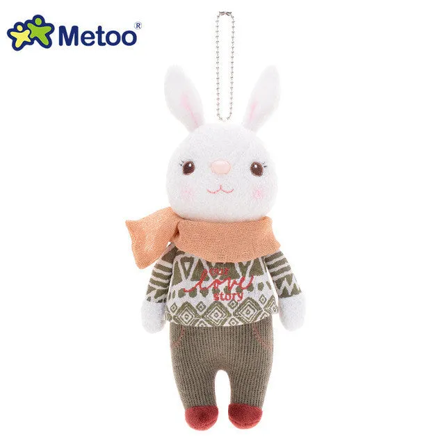 Plush Sweet Cute Lovely Stuffed Pendant Baby Kids Toys for Girls Birthday Christmas Gift 22cm Tiramitu Rabbits Mini Metoo Doll