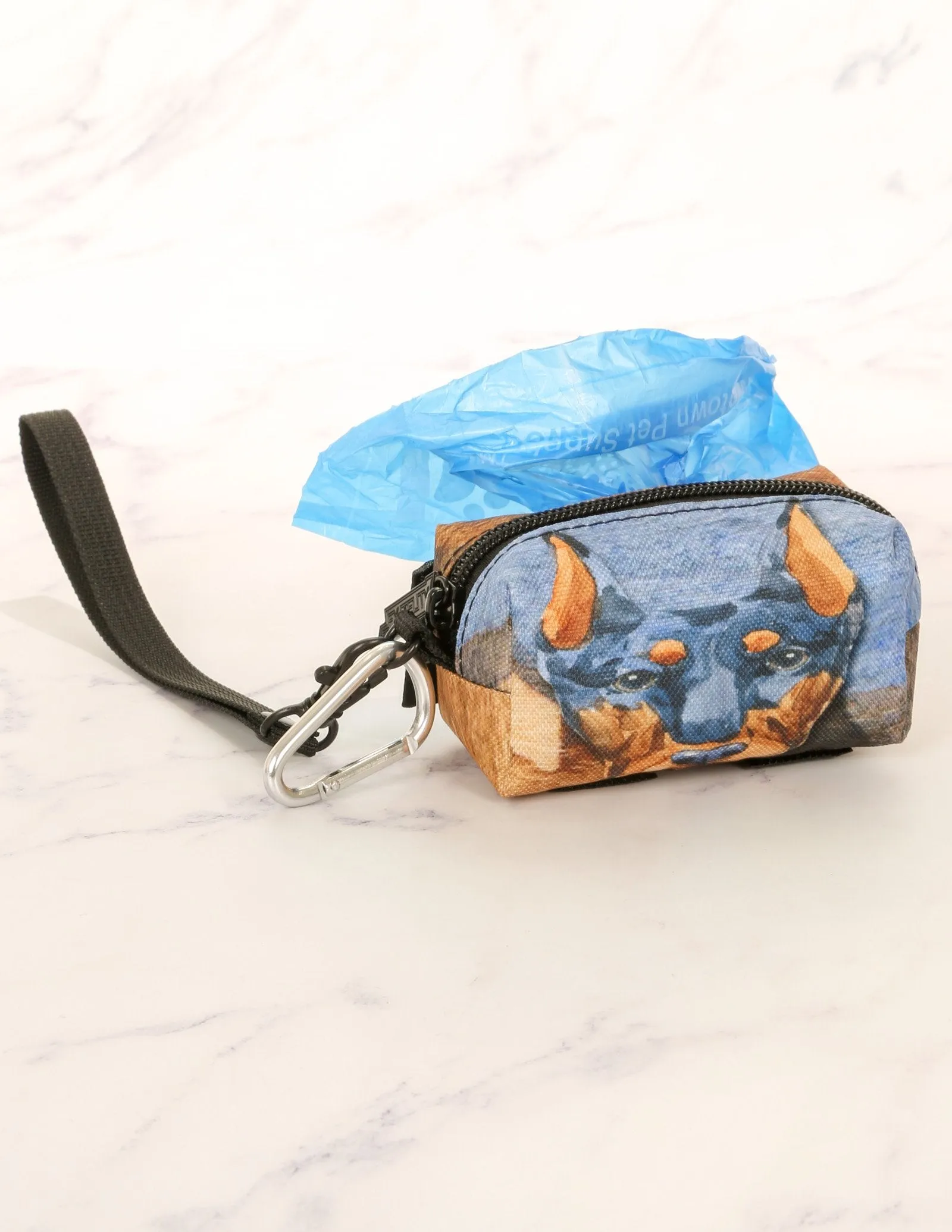 poopyCUTE | Cute Poop Bag Holder | DOGGIE Doberman