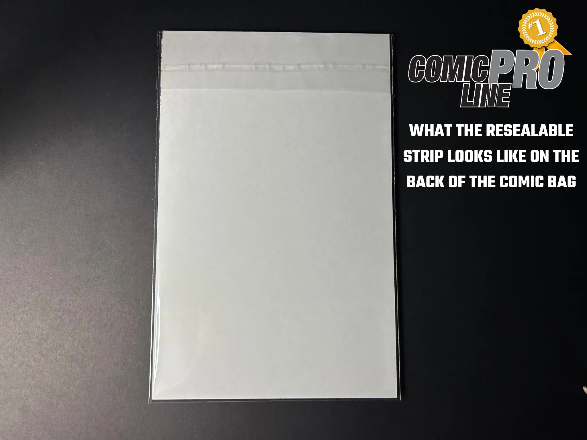 Resealable Silver/Regular Size Mylar Comic Bags - 100 Pack