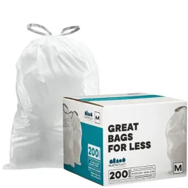 Sample of - 12 Gallon Simplehuman®* Compatible Trash Bags Code M