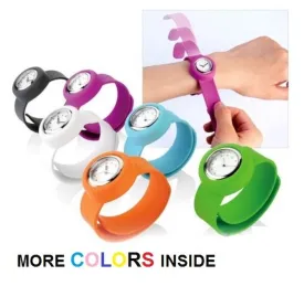 Silicone Slap On Watch boys Sport  KIDS Wristwatch girls Small Silicone Fashion woman's Children Gift