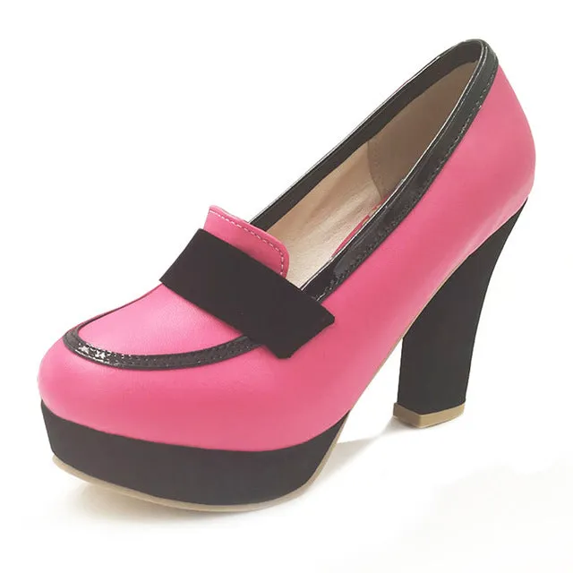 TAOFFEN ladies high heel shoes women sexy dress footwear fashion lady female brand pumps P13025 hot sale EUR size 34-47